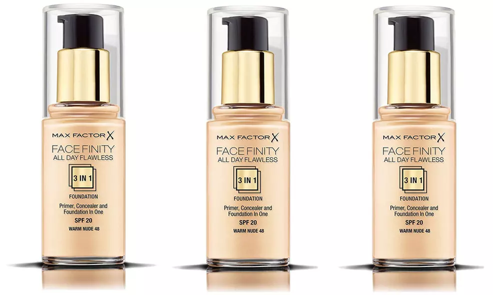 2 o 3 fondotinta Max Factor Face Finity