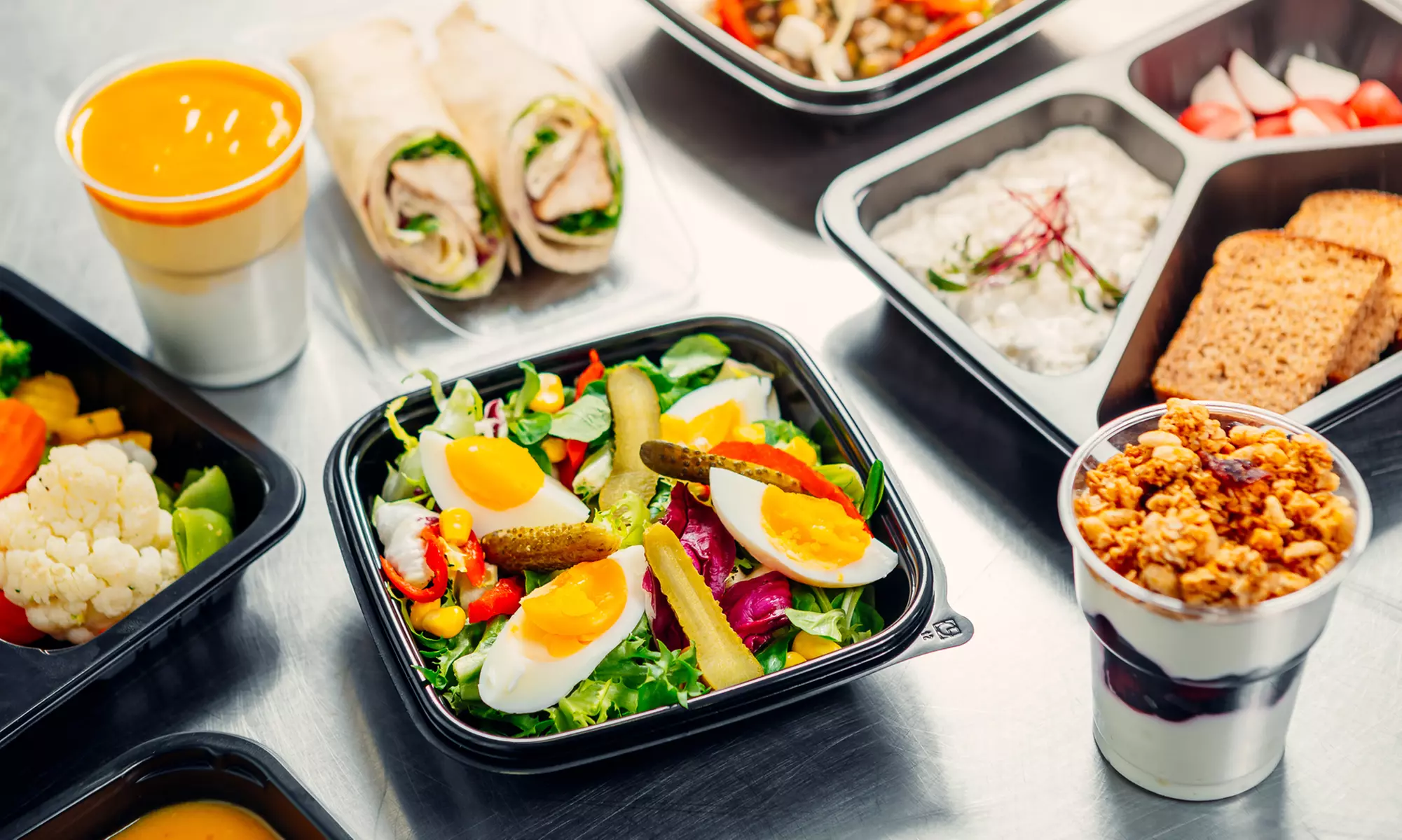 Catering z dowozem: dieta 1000-1200 kcal na 3 dni za 120 zł i więcej opcji w MyFit - Primary Image