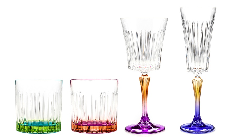 Image 2: 24-Piece RCR Gipsy Drinkware Set
