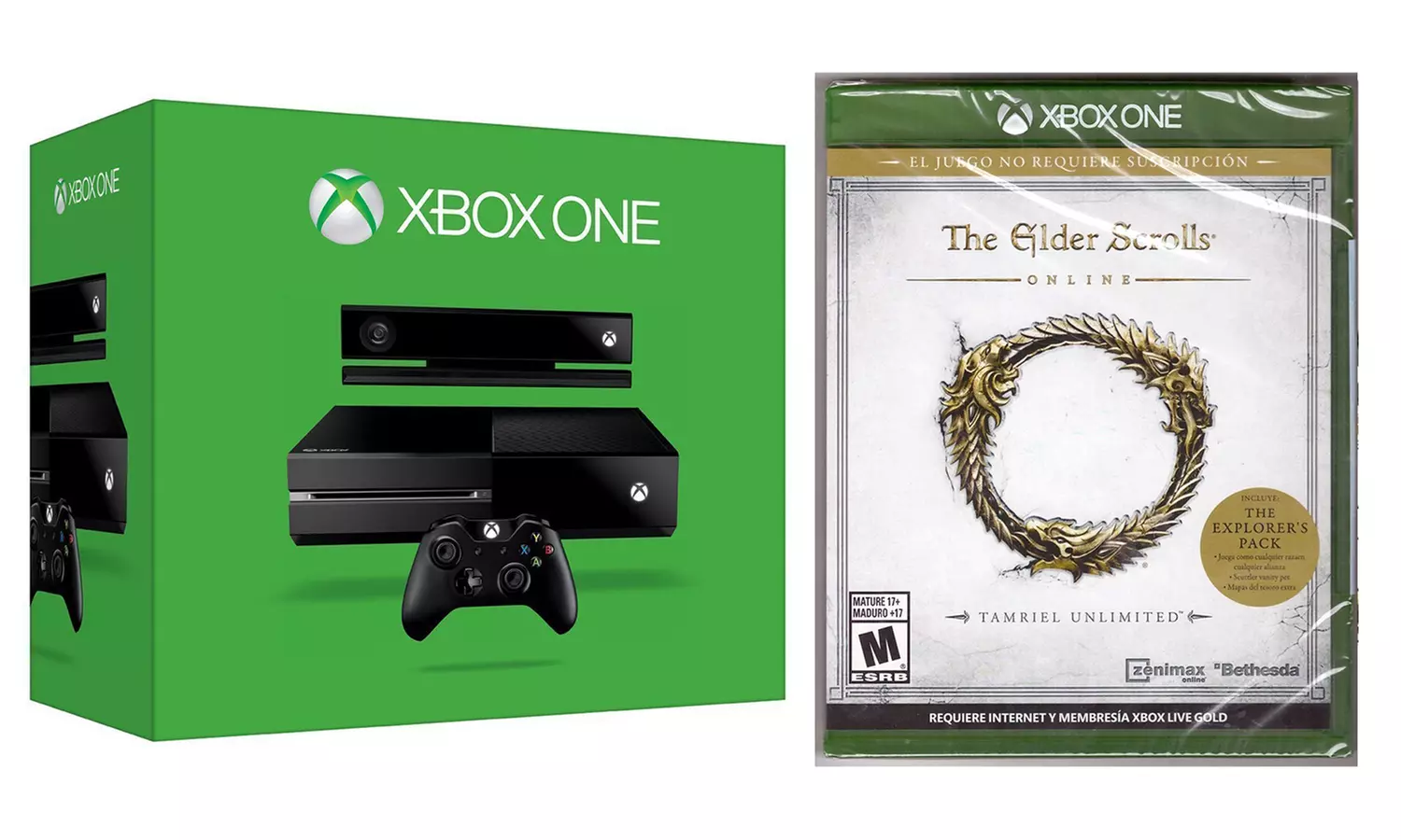 XBox One 500GB Console with Kinect and The Elder Scrolls Online (Manufacturer Refurbished) - Primary Image