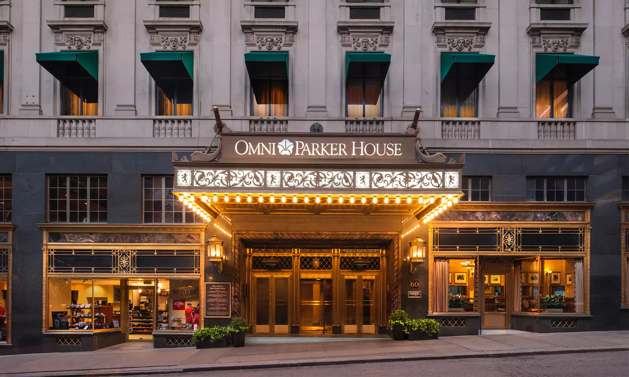 Stay at the 4-Star Omni Parker House in Boston, MA.  Dates into March.   - Primary Image