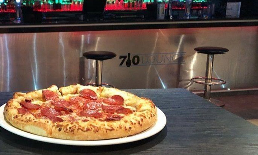 Image 4: Two Games of Bowling with Pizza