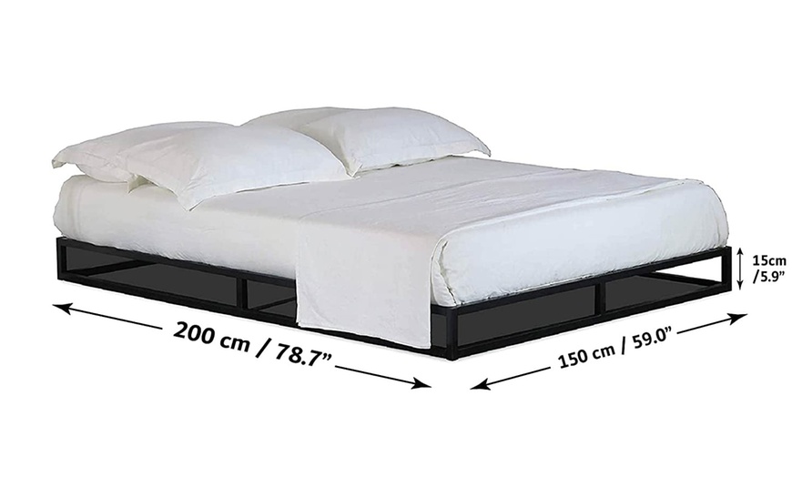 Image 7: Platform Bed with Optional Pocket Sprung Mattress