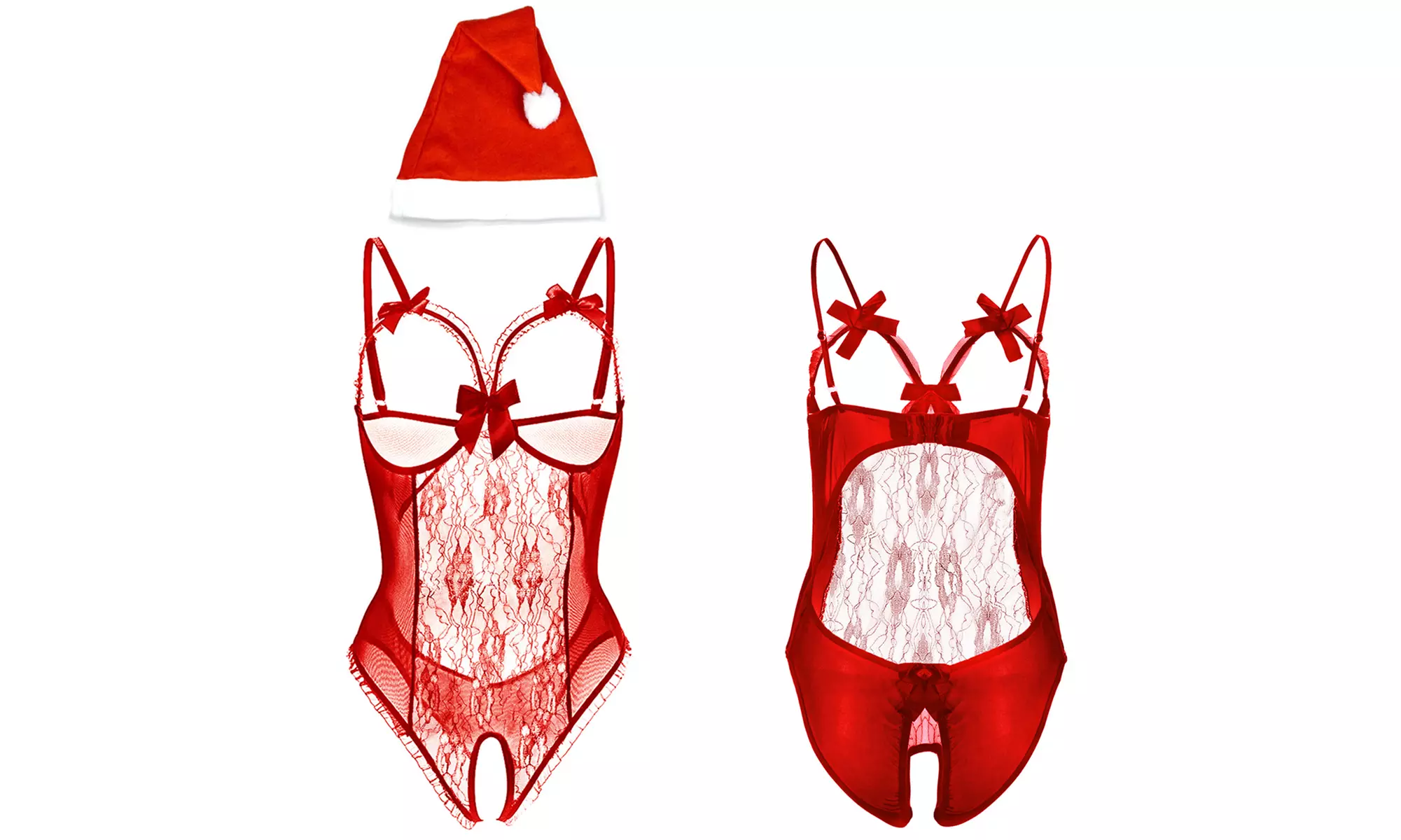 Ensemble lingerie sexy de Noël - Primary Image
