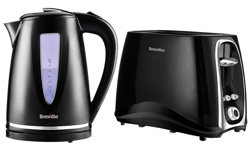 Image 1: Breville Kettle and Toaster Set