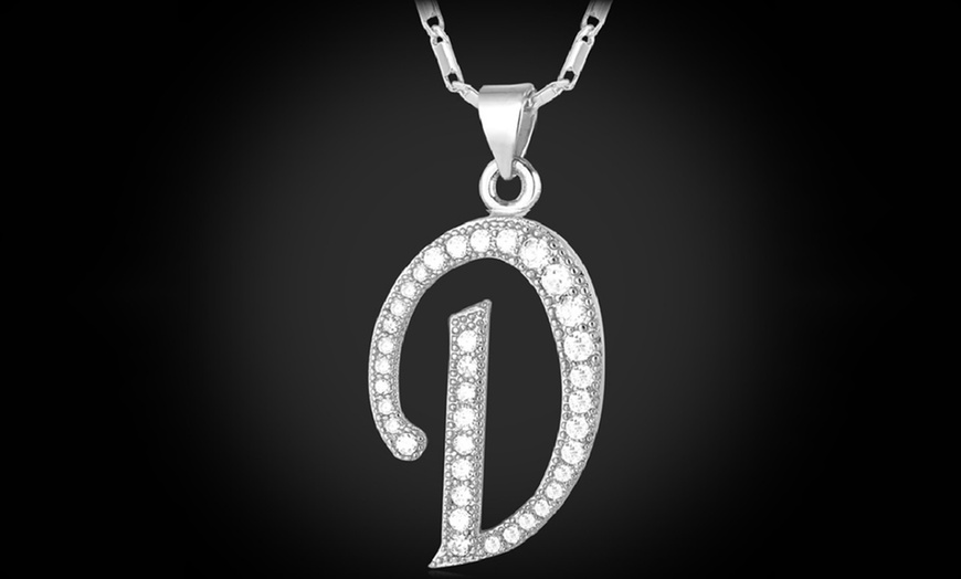 Image 5: Alphabet Pendant with Chain