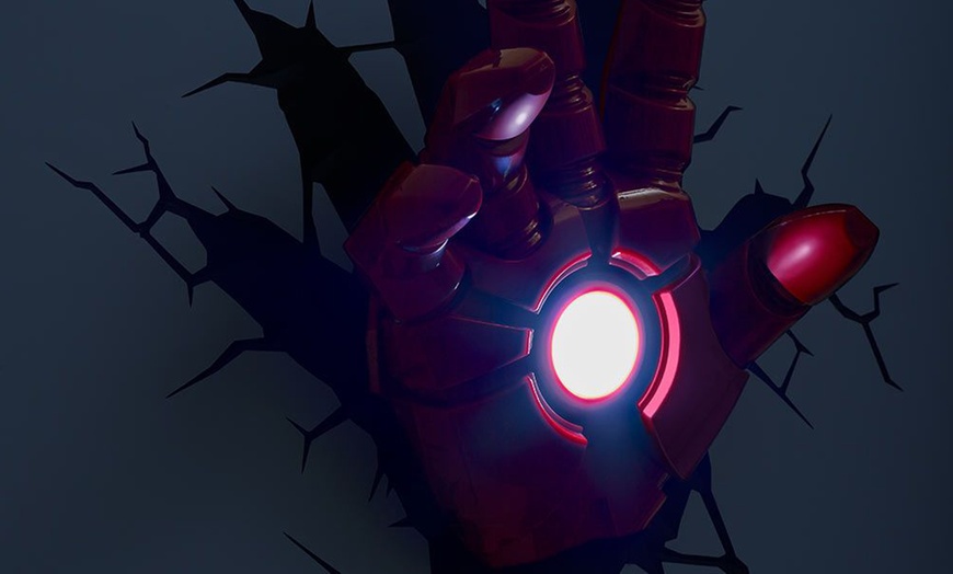 Image 1: The Source Marvel Iron Man Hand 3D Light