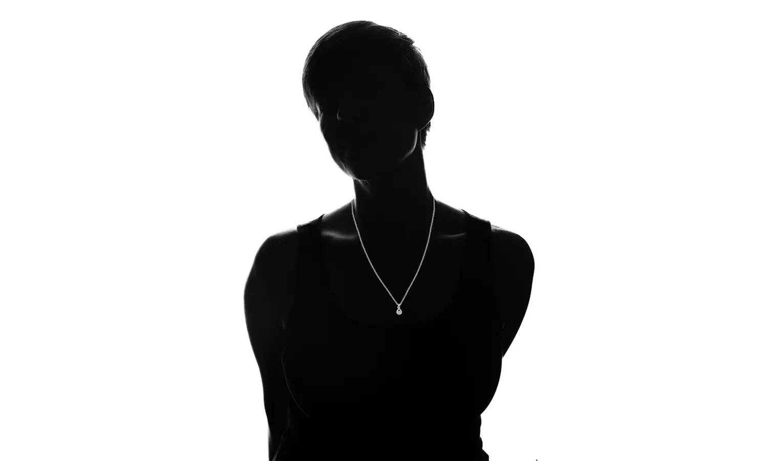 1/4 CTTW Diamond Drop Pendant in Sterling Silver by DiamondMuse - Image 2