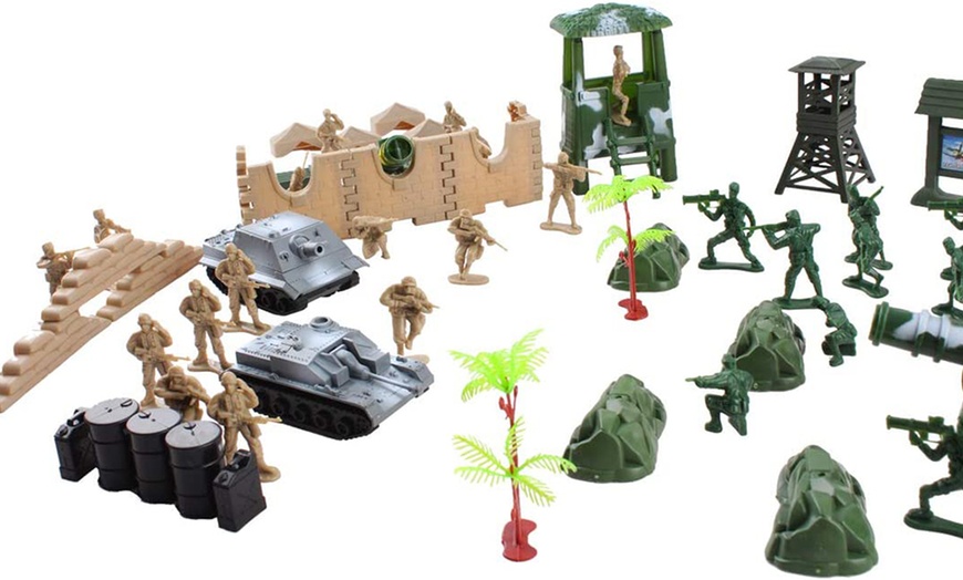 100-Piece Military Play Set | Groupon