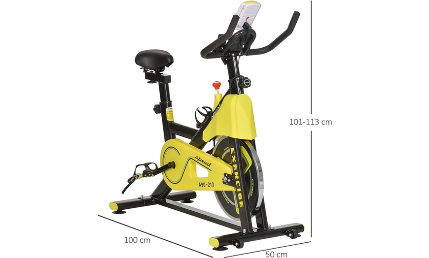 homcom spin bike