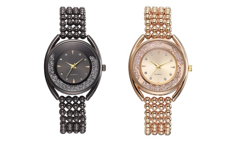 Montre à quartz pour femmes Dancing Crystal