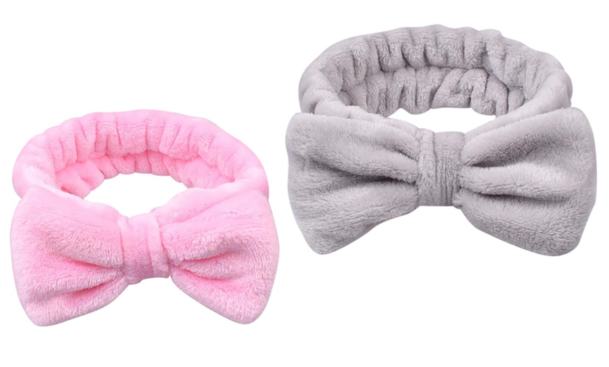 Image 11: Bow Plush Headband