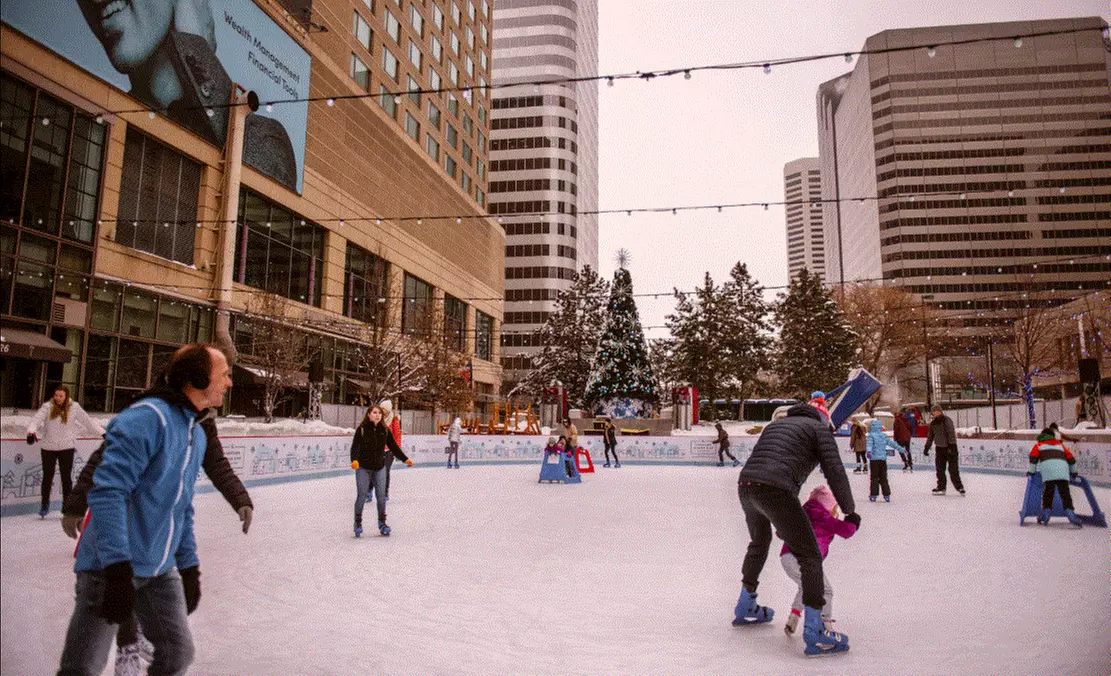Open Skate Session & Rental at the Downtown Denver Rink at Skyline Park (Up to 22% Off) - Primary Image