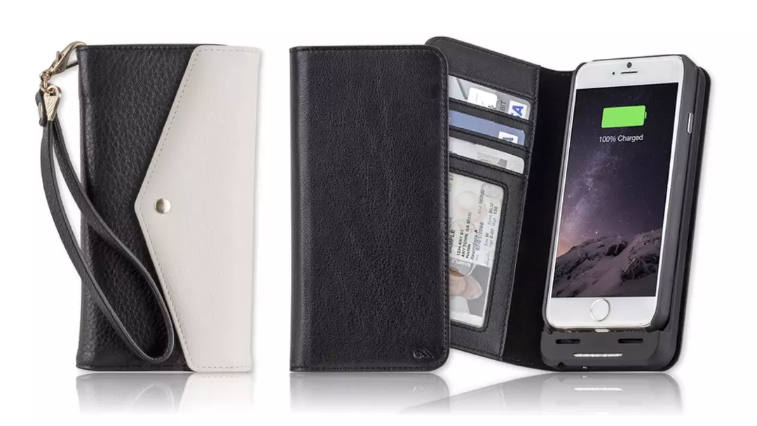 $49 for a Genuine Leather Charging Wallet or Charging Wristlet for iPhone 6/6s from Case-Mate ($100 Value) - Primary Image