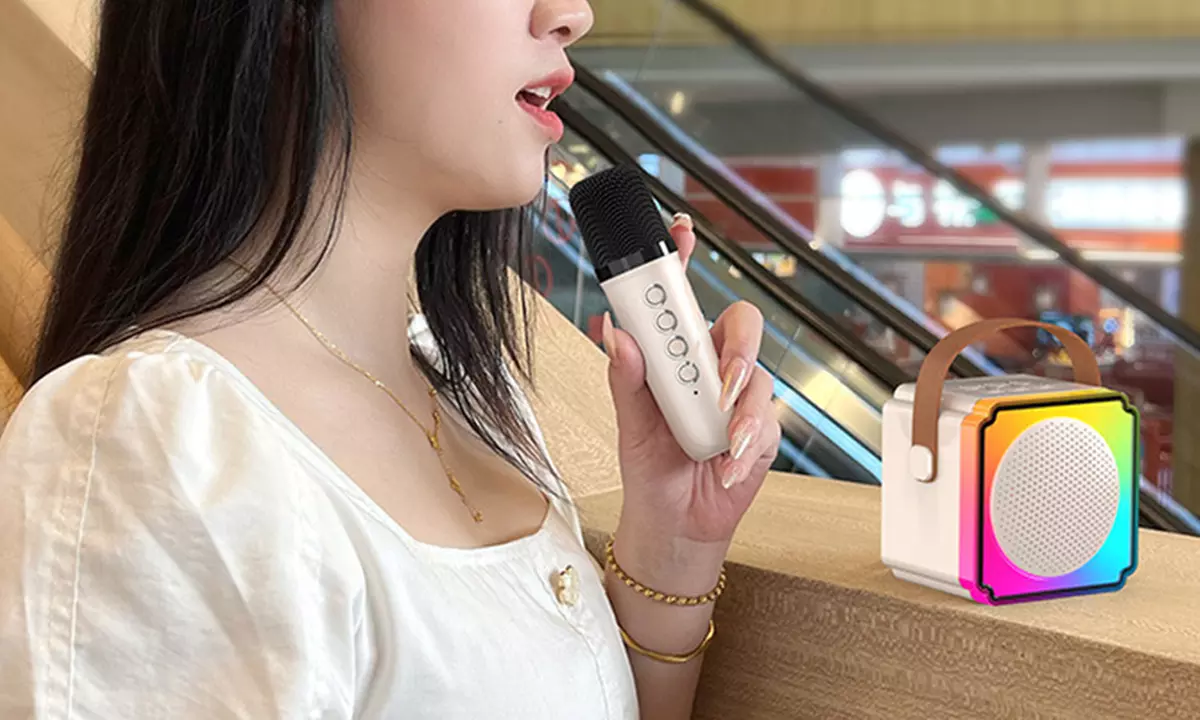 Mini-Karaoke con 2 microfoni