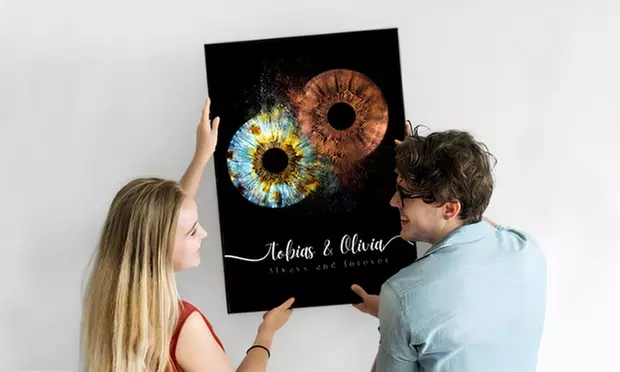 Custom Iris Photo Art For Couples, Families or Pets