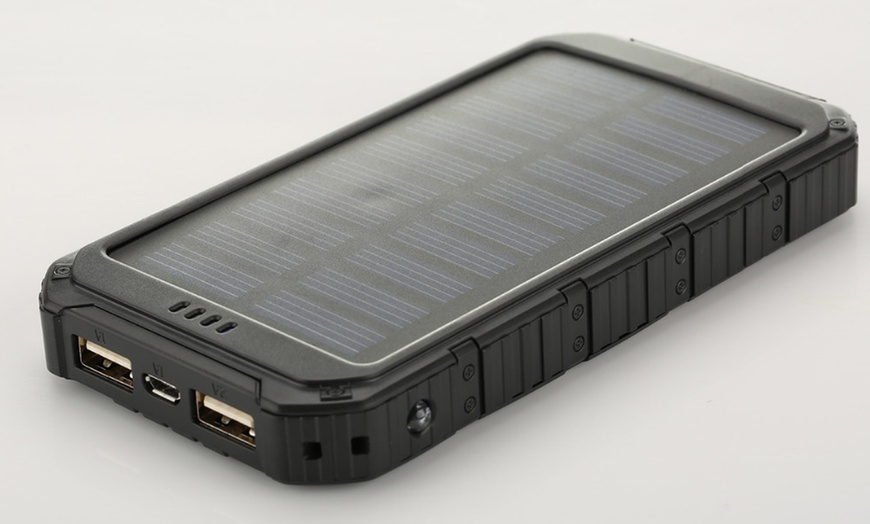 Image 4: Solar 10000mAh Powerbank