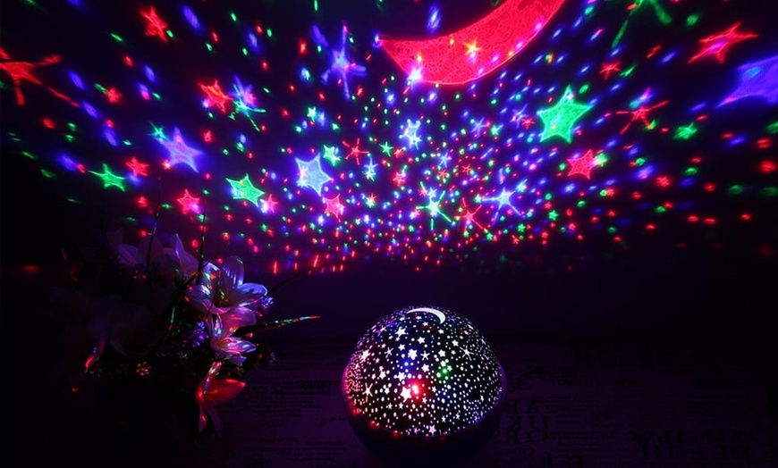 Image 2: One or Two Nursery Night Light Star Projectors