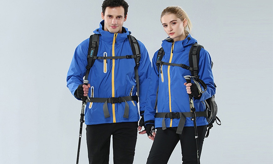 Image 14: Unisex Water-Resistant Jacket