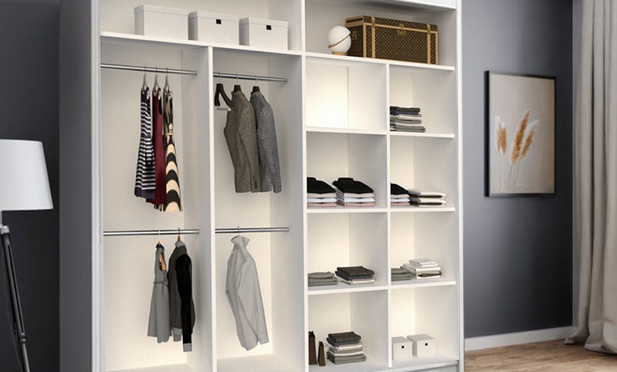 Image 3: Mirrored Sliding Wardrobe