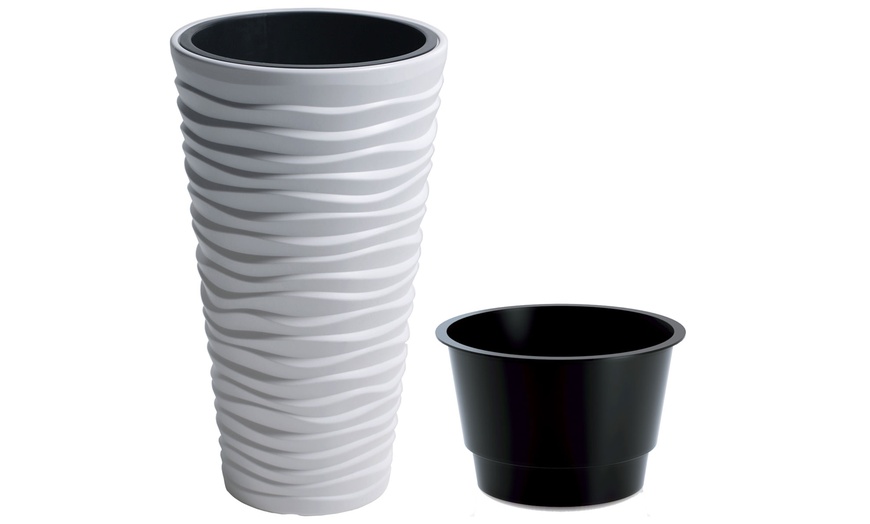 Image 6: One or Two 30cm Tall Slim Flower Pots