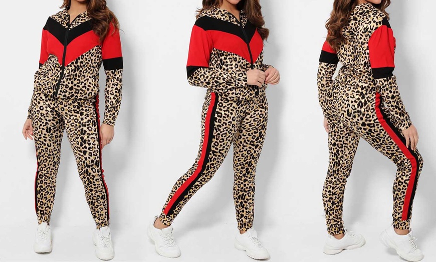 Image 7: Leopard Print Tracksuit