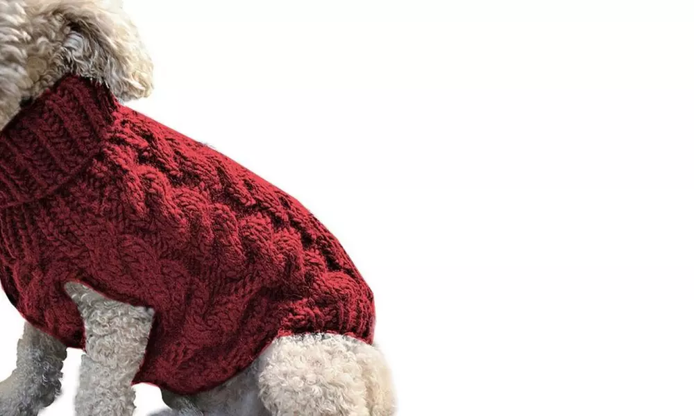 Knitted Dog Jumper