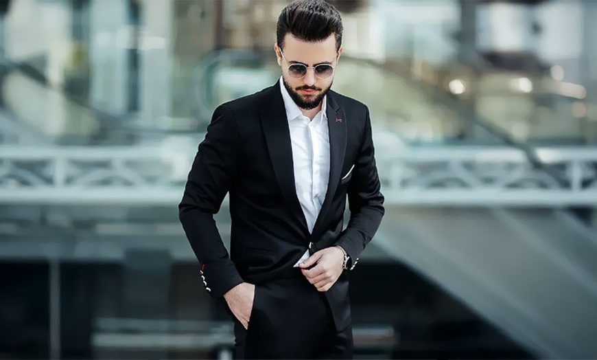 Image 4: Three Custom-Made Shirts, One Custom Suit, Choice of Full Bespoke Suit