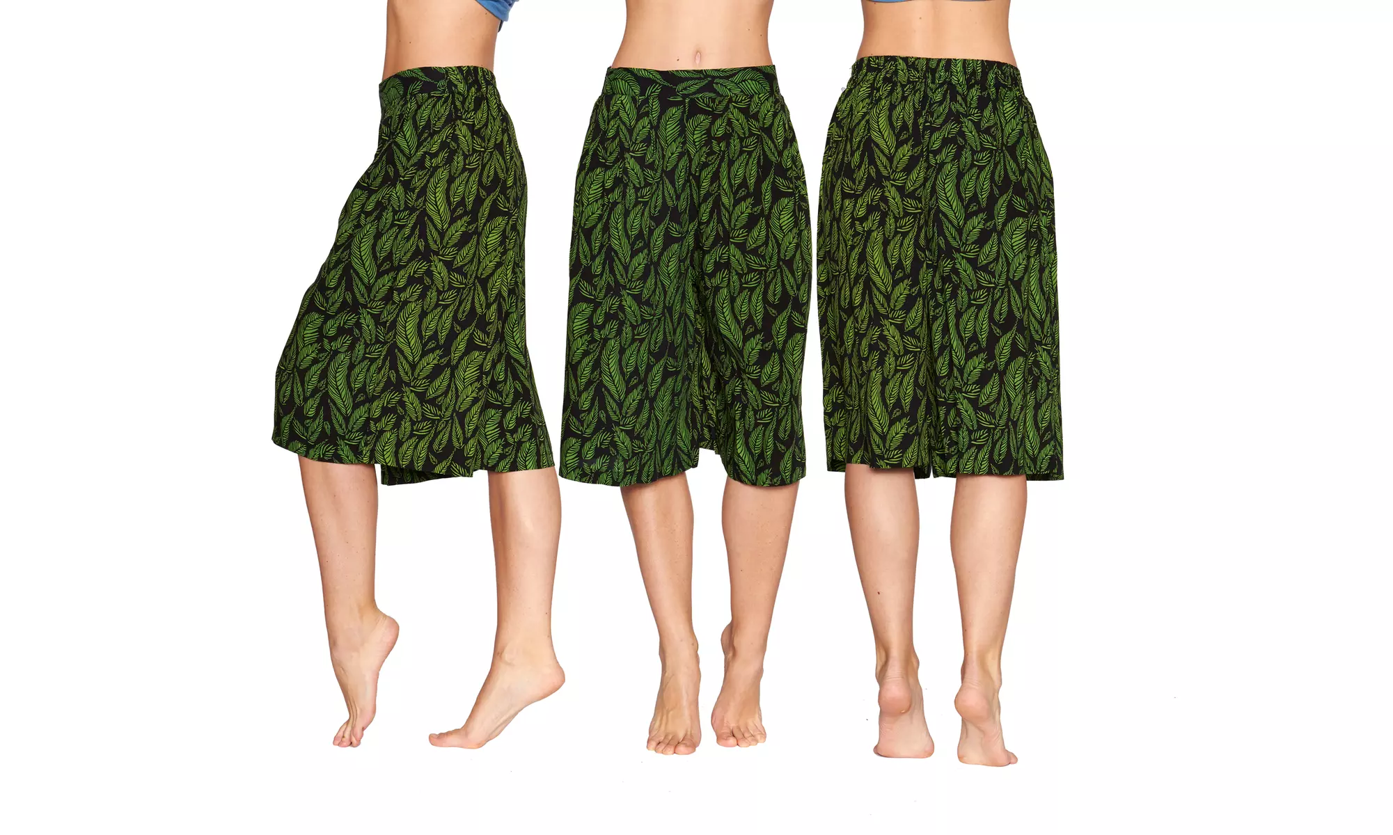 Women's Comfy Breezy Gaucho Pants - Second Medium