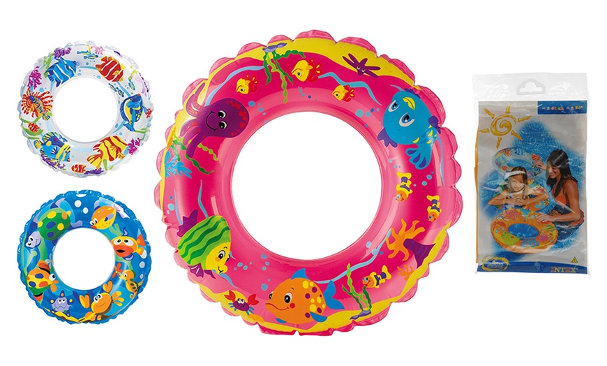 Image 2: Fun Fish Armbands and Swim Ring