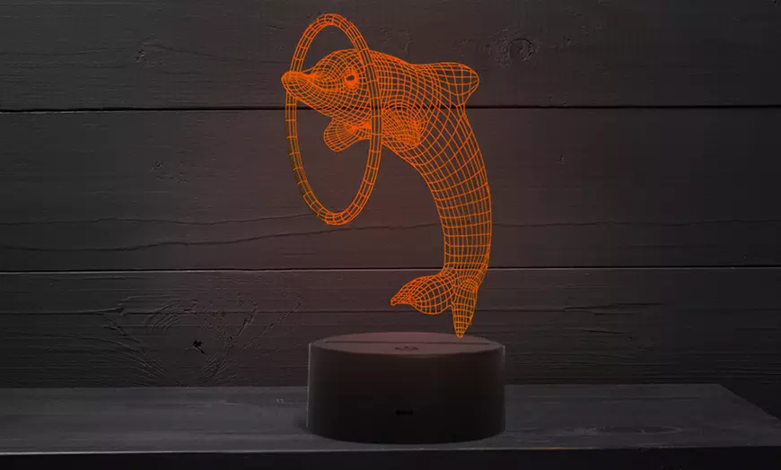 Image 4: Veilleuse hologramme 3D à LED