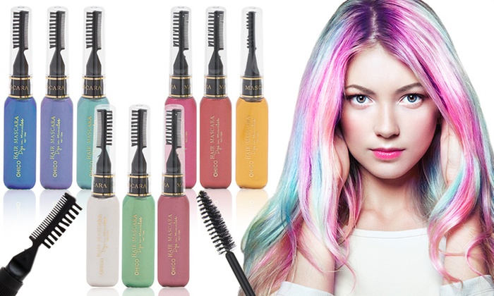 Wash Out Dye Cream Hair Mascara Groupon Goods