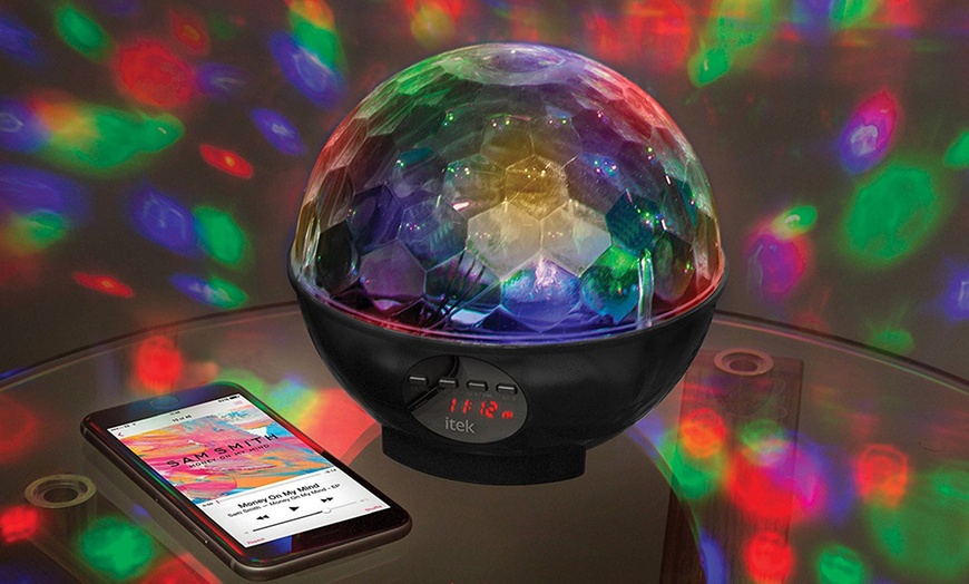 Image 2: Itek Bluetooth Disco Ball Speaker