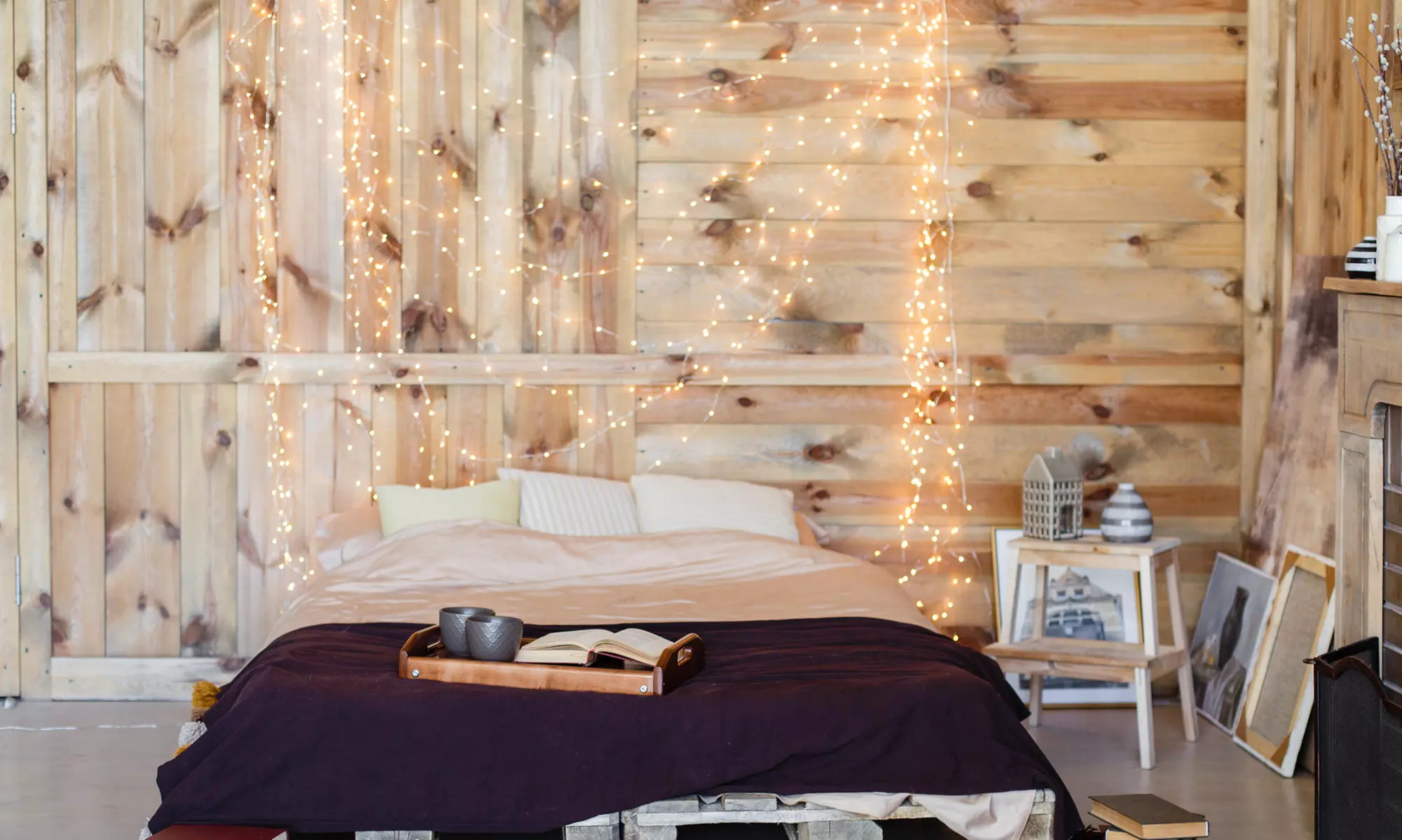 1, 2 of 4 extra dunne led-lichtslingers op zonne-energie en batterijen - Primary Image