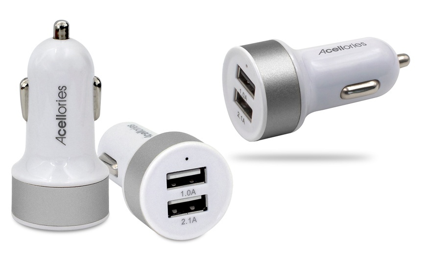 Image 10: 2 USB Car Chargers