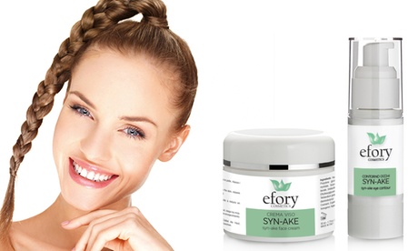 Fino a 3 set Efory Cosmetics composti da crema viso Syn Ake da 50 ml e contorno occhi Syn Ake da 30 ml