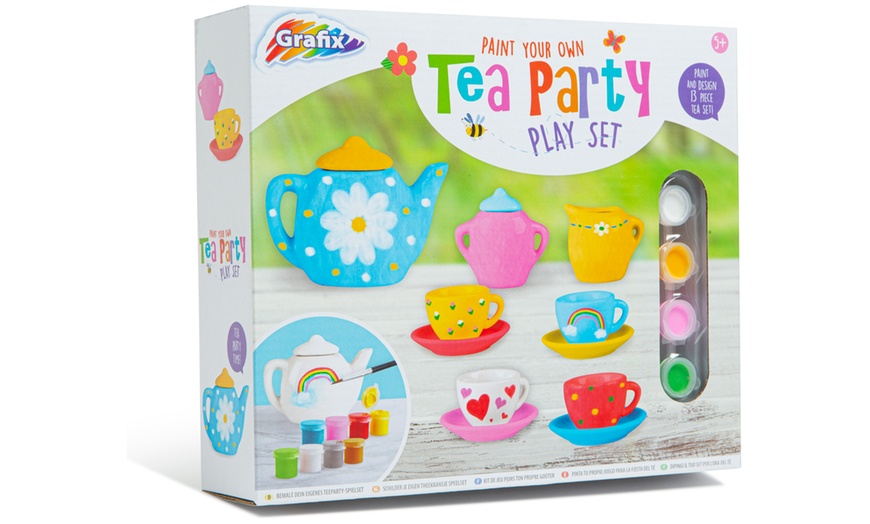 RMS Paint Your Own Tea Party Play Set | Groupon