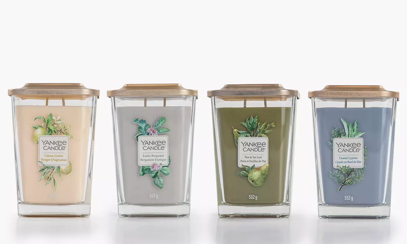 4 grandes bougies à 2 mèches Yankee Candle - Second Medium