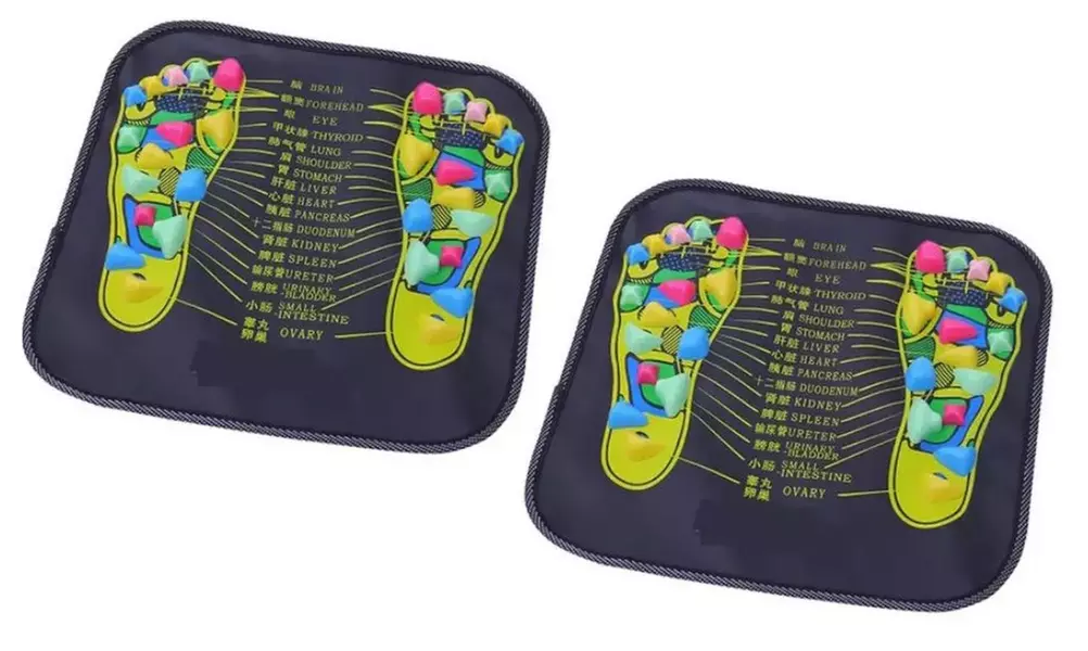 1 ou 2 tapis de massage pour pieds de réflexologie - Second Medium
