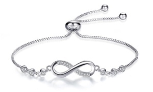 Crystal Infinity Friendship Bracelet