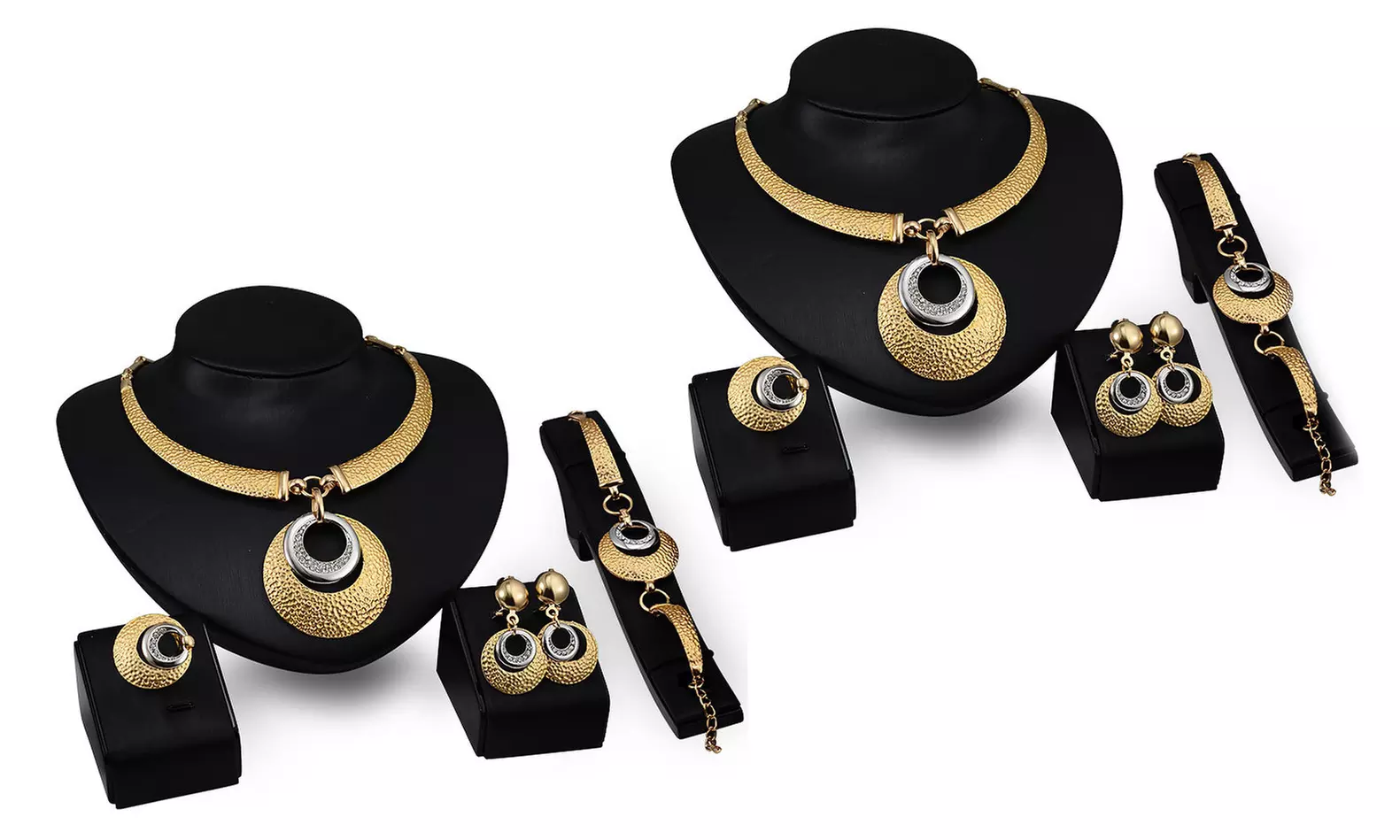 1x oder 2x Schmuck-Set „Aika" mit Swarovski®-Kristallen - Second Medium