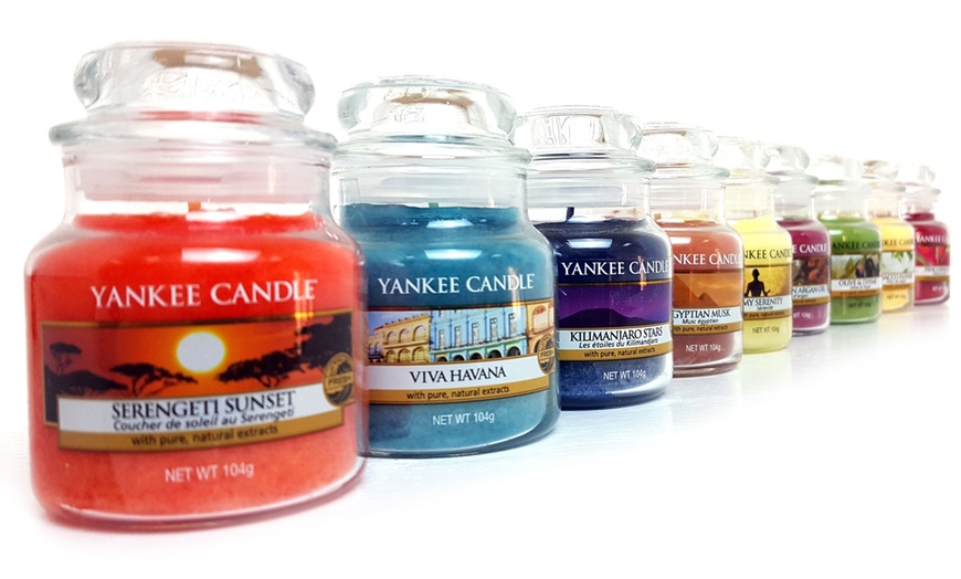 Image 3: Six Yankee Candle Classic Small Jar Candles