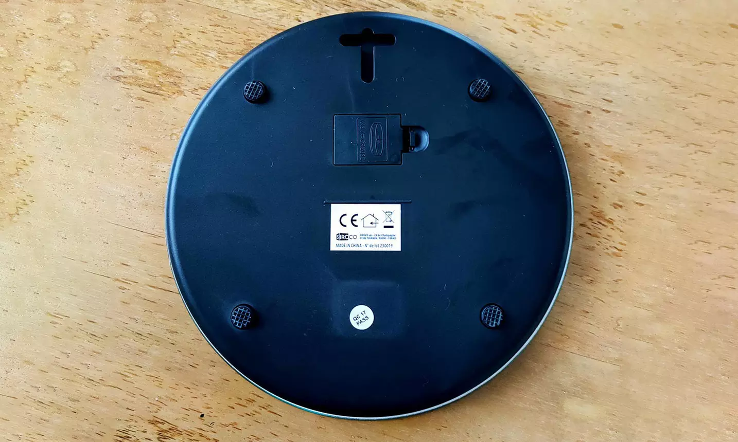 Báscula de cocina digital redonda de 5 kg