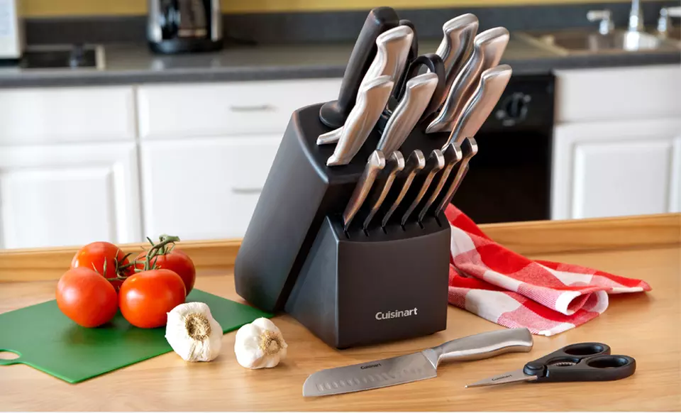 $54.99 for a Cuisinart 17-Piece Forged Stainless Steel Cutlery Set ($169.99 List Price). Free Shipping and Free Returns. - Second Medium
