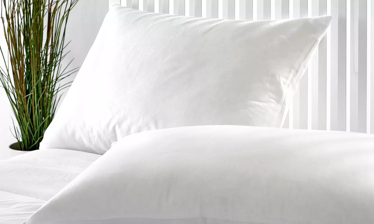 Almohada de plumón de fimeza baja, de Pikolin Home - Primary Image