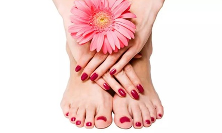 Beauté des ongles mains OU pieds, pose de vernis semi-permanent sur ongles naturels