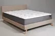 Lit en tissu Weber Industries style scandinave modèle Fjord avec matelas en option, livraison offerte - Second Medium