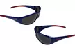 Siskiyou NFL Team Logo UV 400 Protection Wrap Sunglasses for Men and Women - Second Medium