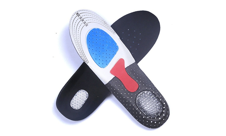 Image 2: Gel Orthotic Sport Insoles - Comfort, Support, Shock Absorption