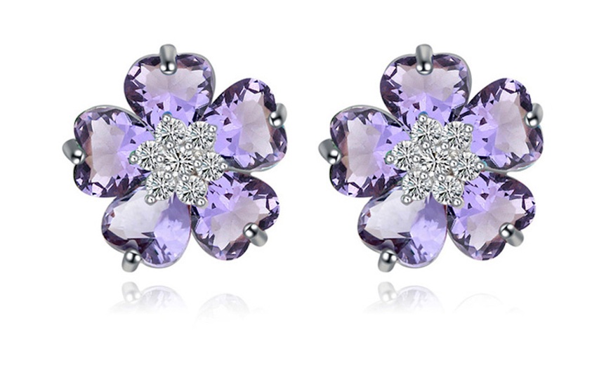 Image 12: Boucles d'oreilles fleur ou cœur